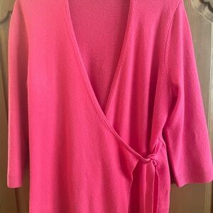 Talbots Fuchsia Cashmere Sweater